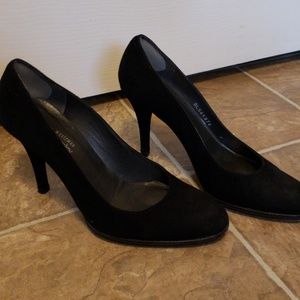 Suede Stuart Weitzman for Russell & Bromley pumps